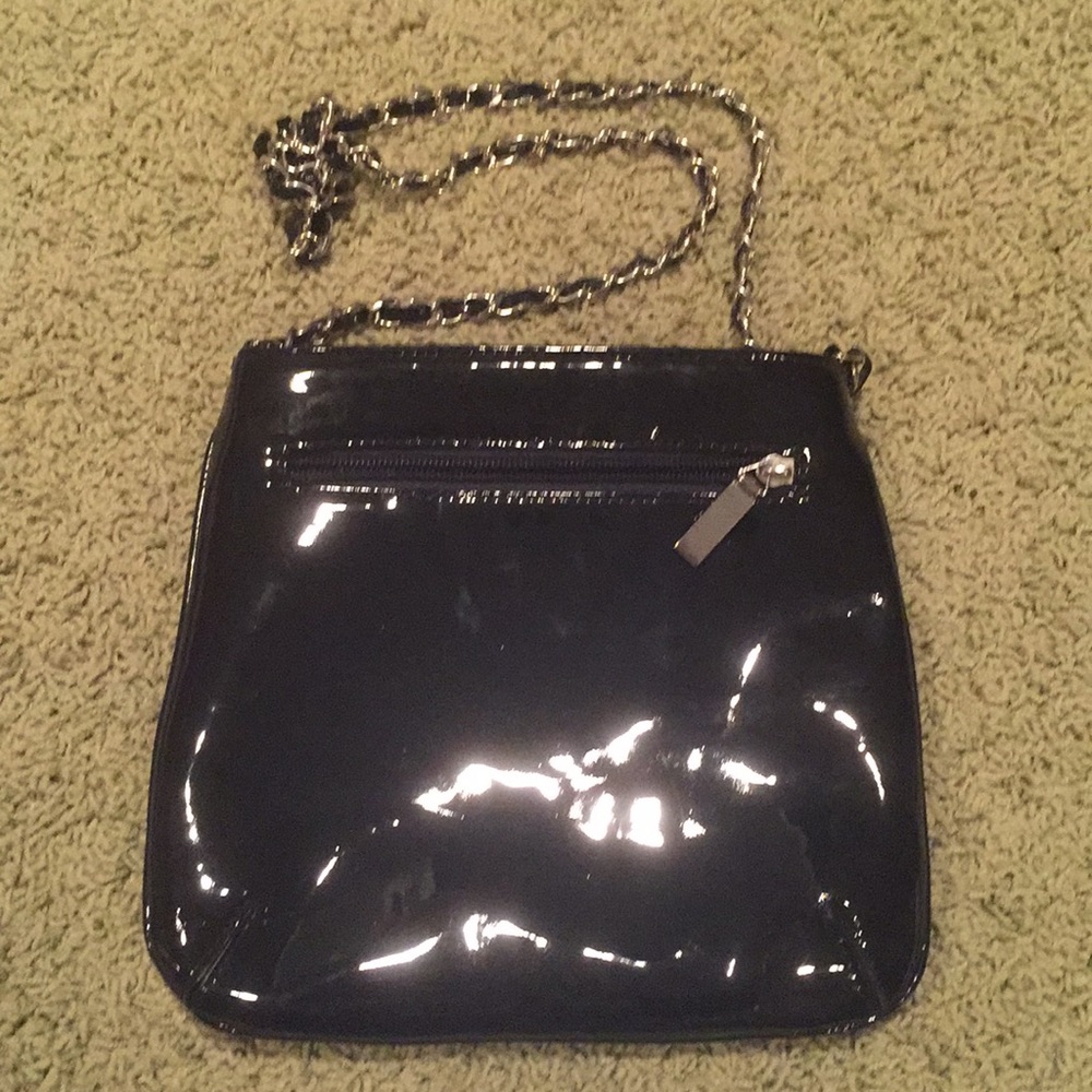 Vaneli Patent Leather Evening Bag